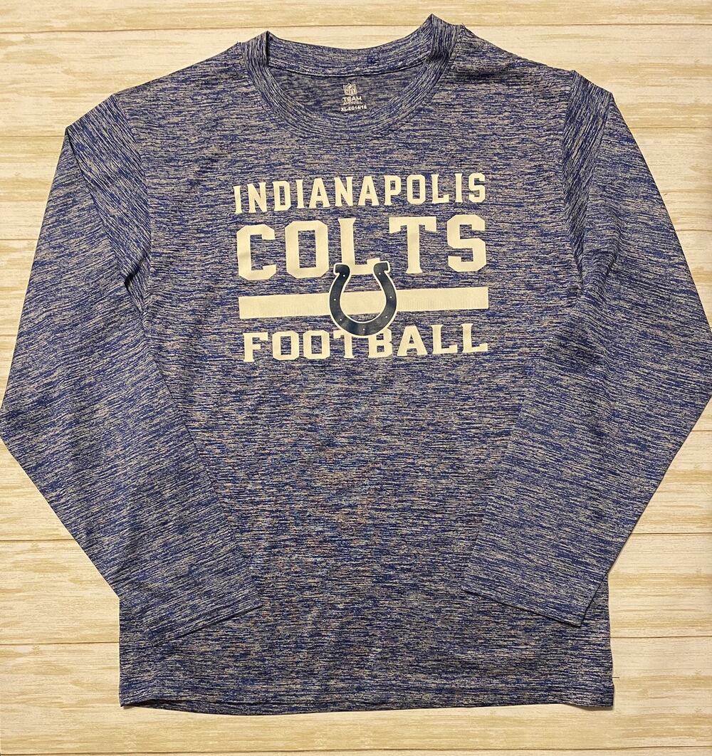 NFL Team Apparel-Womens Size XL(14/16) 'Indianapolis Colts Football' Shirt